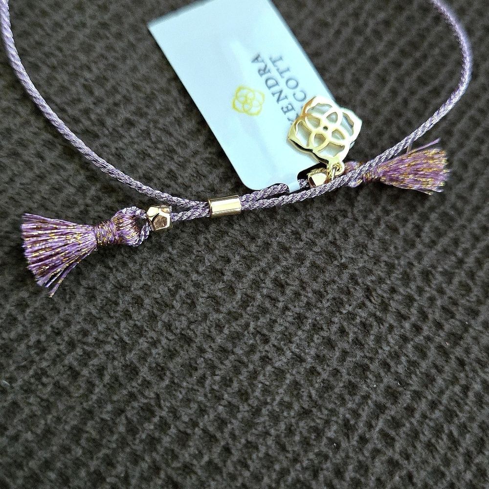 Kendra Scott "Everlyne" Friendship👭 Bracelet In Lilac💜 Abalone - NWT - Picture 8 of 16